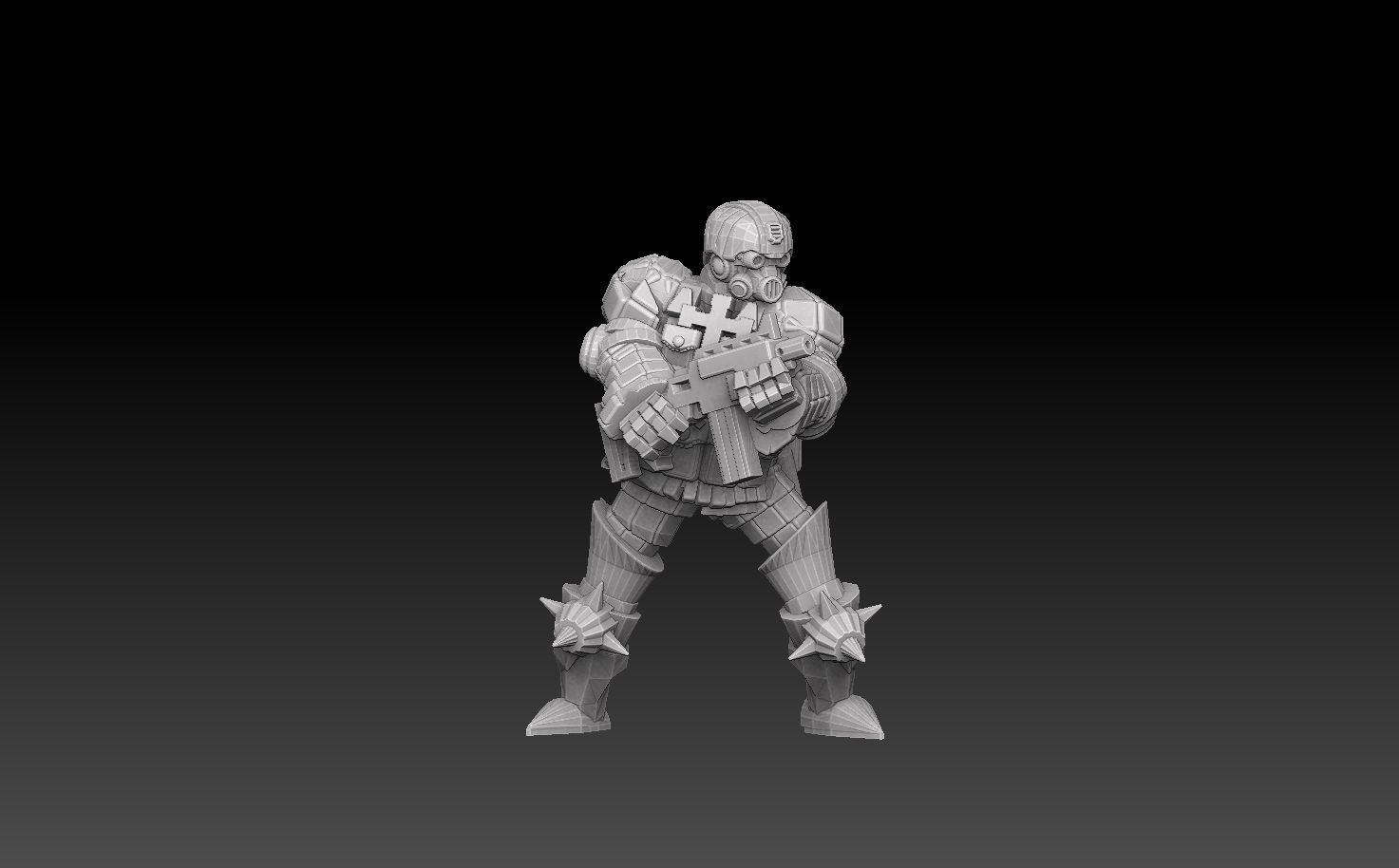 Combat Monk Cadre Megapack 3D print model_37
