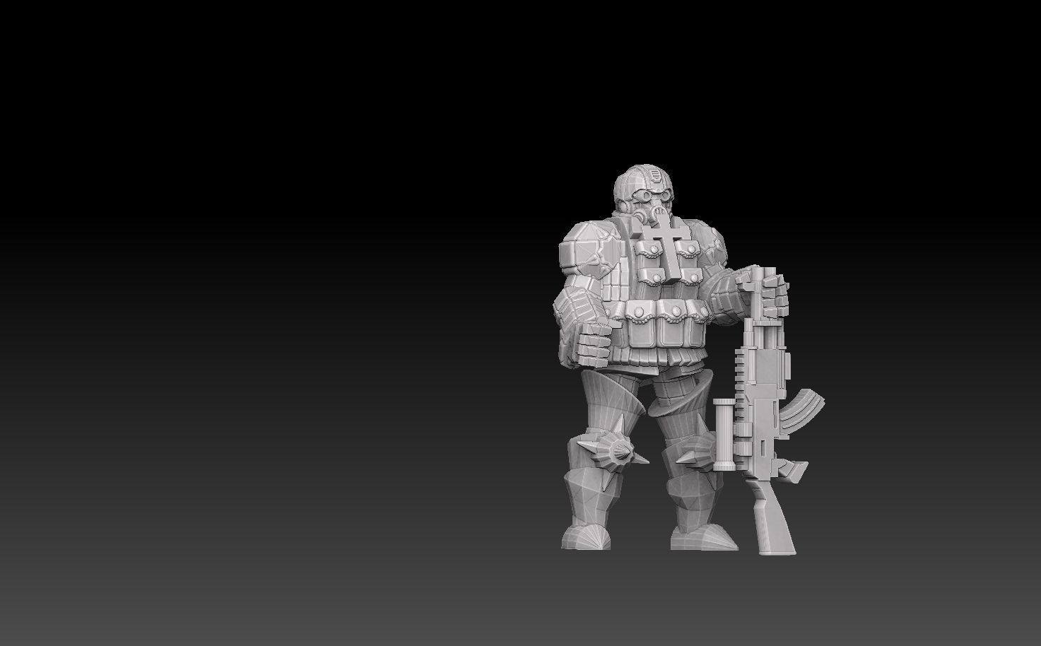 Combat Monk Cadre Megapack 3D print model_29