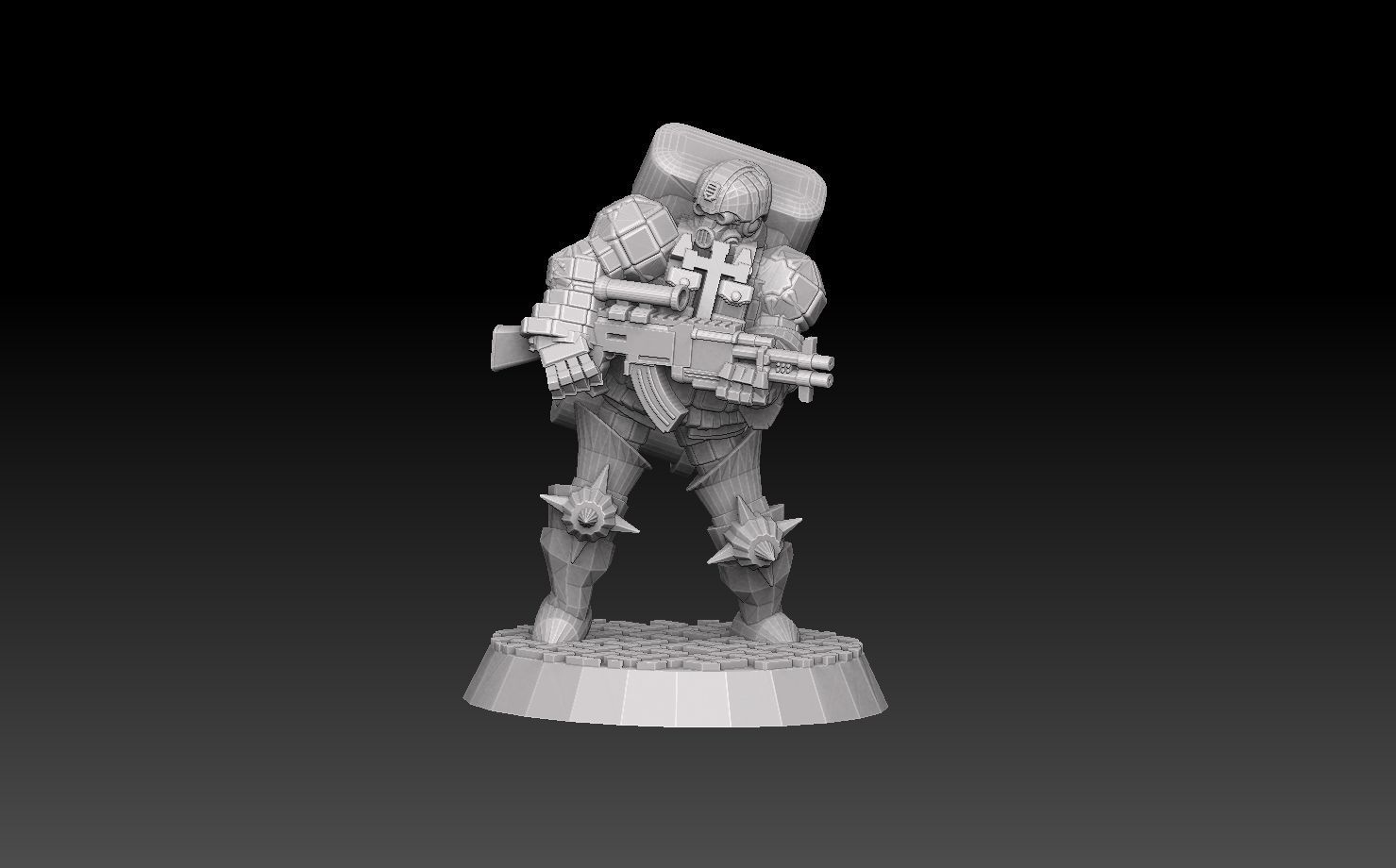 Combat Monk Cadre Megapack 3D print model_33
