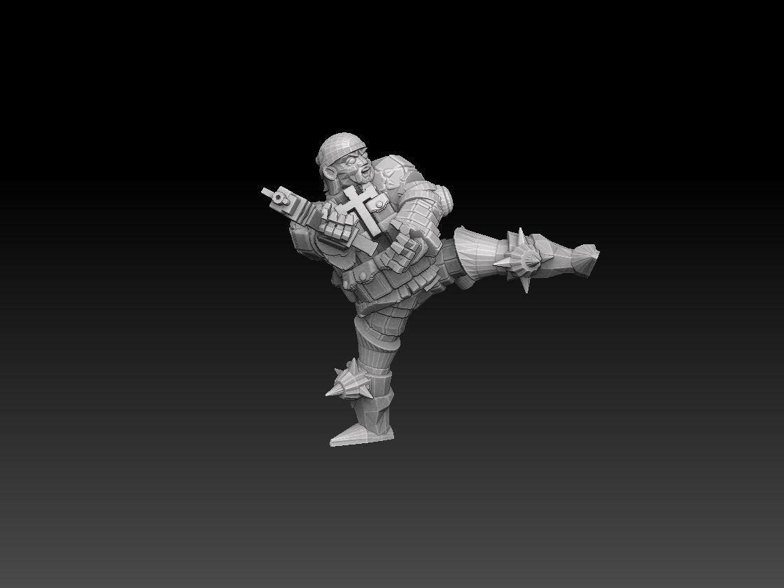 Combat Monk Cadre Megapack 3D print model_48