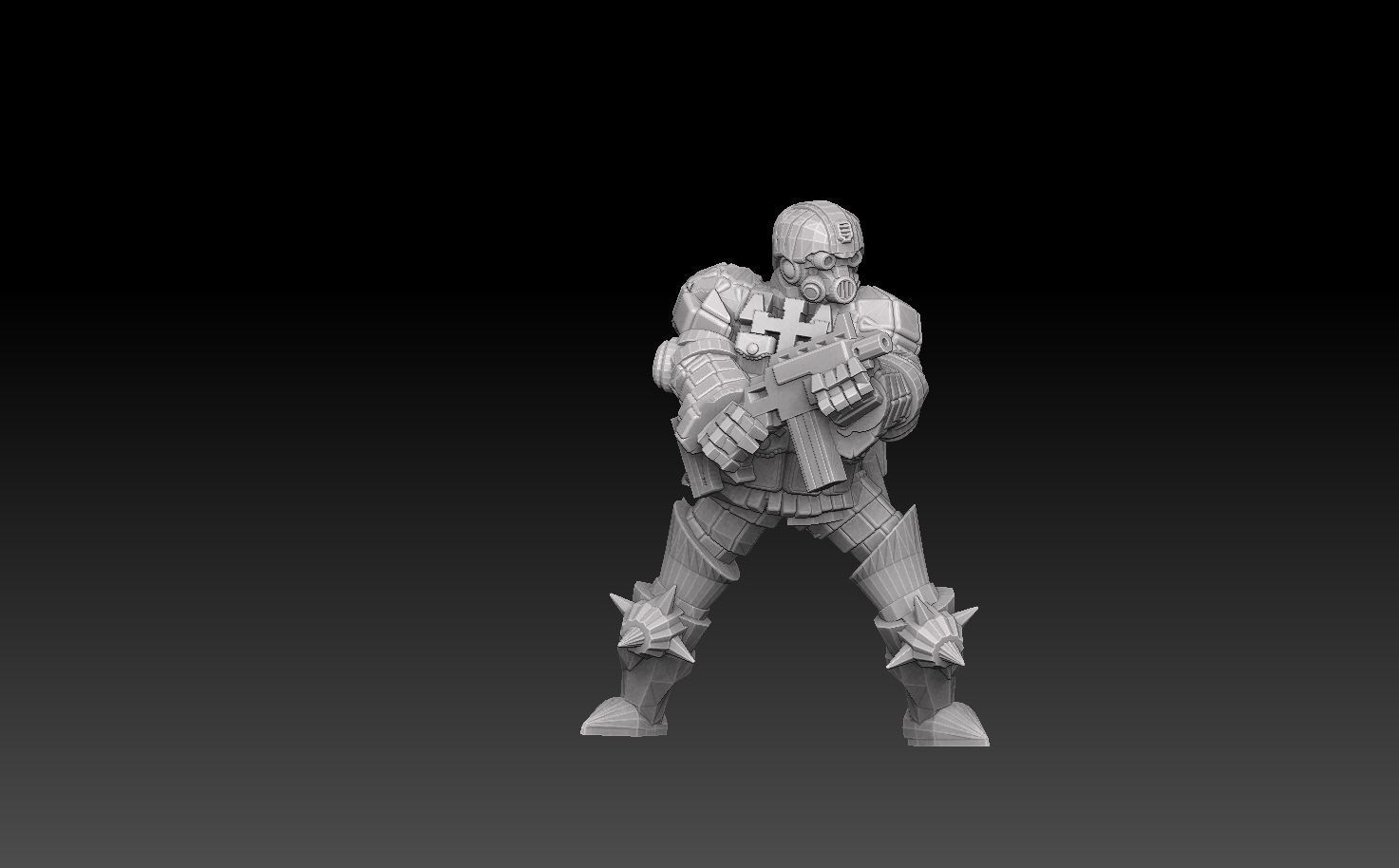 Combat Monk Cadre Megapack 3D print model_36