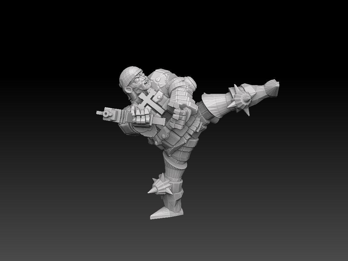 Combat Monk Cadre Megapack 3D print model_47