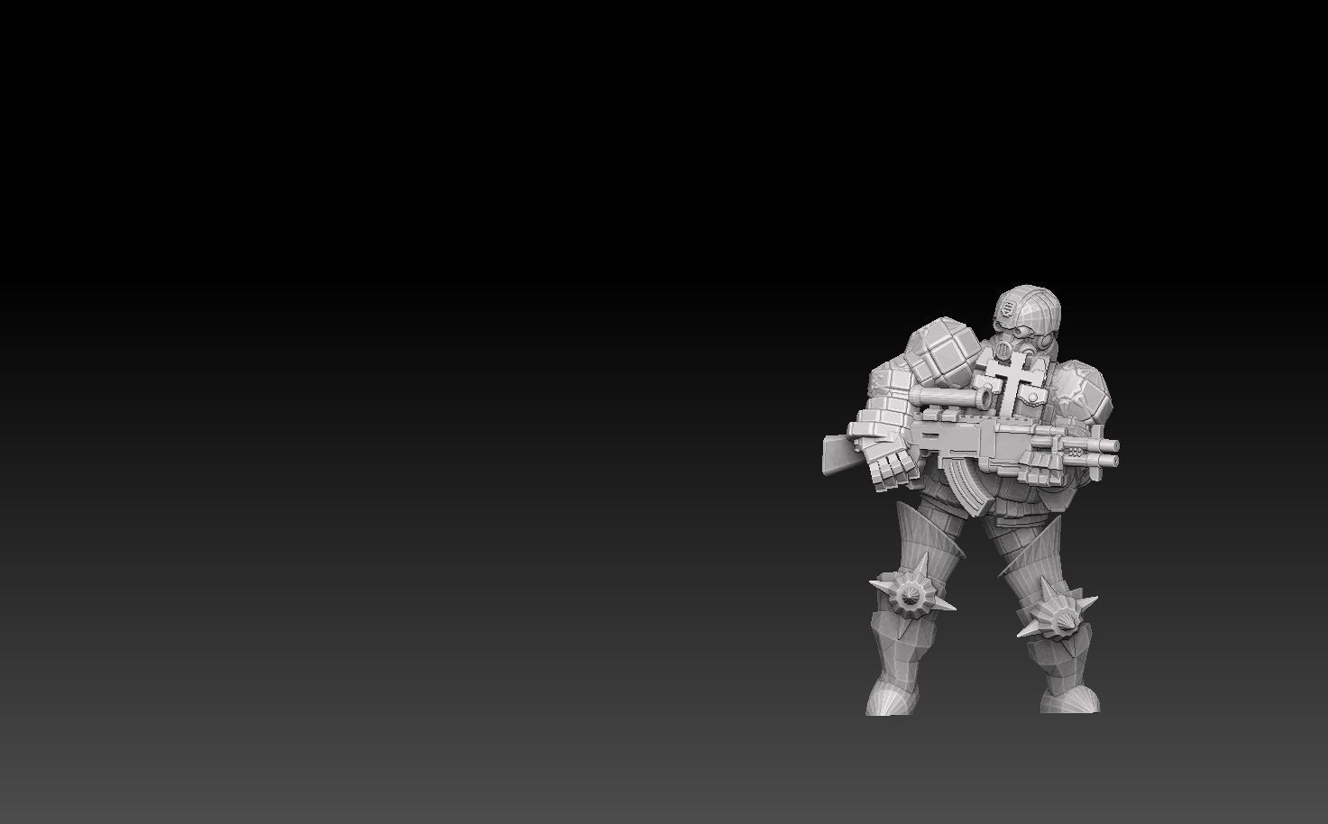 Combat Monk Cadre Megapack 3D print model_21
