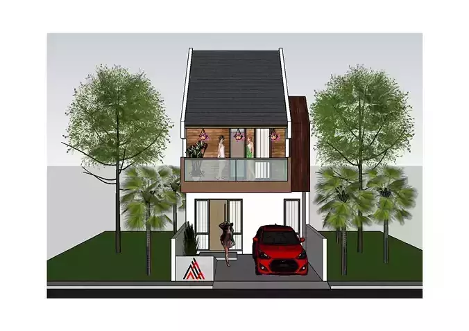 DESAIN RUMAH 5 x 12
