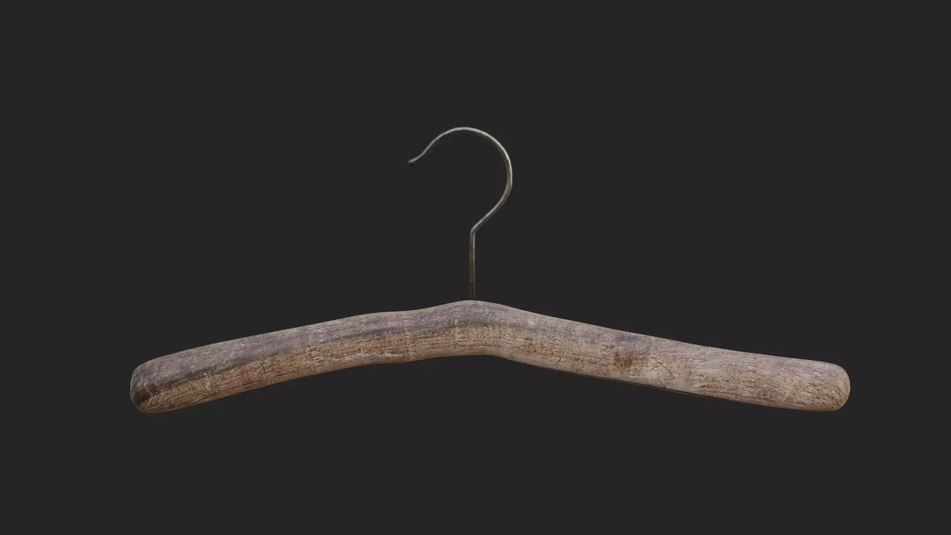 Cute tree branch cloth hanger 3D model_0