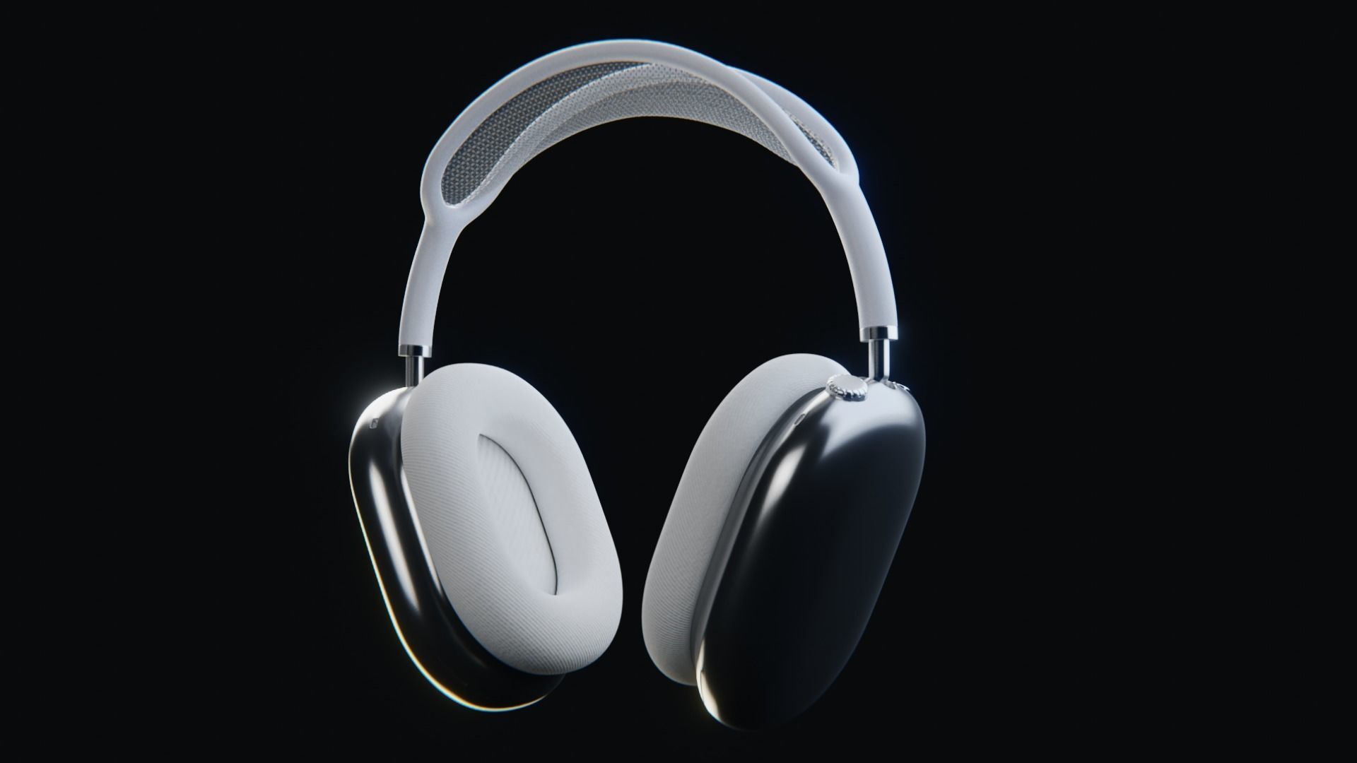 AIRPODS MAX Low-poly 3D model_7