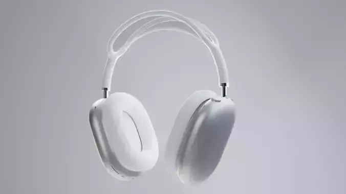 AIRPODS MAX Low-poly 3D model