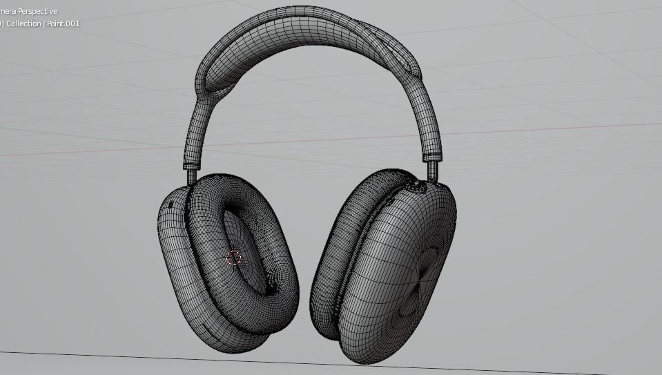 AIRPODS MAX Low-poly 3D model_10
