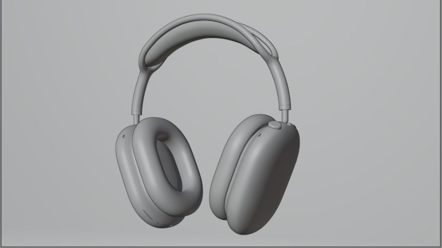 AIRPODS MAX Low-poly 3D model_9