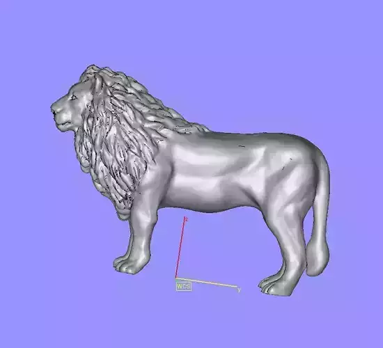 lion  stl file 