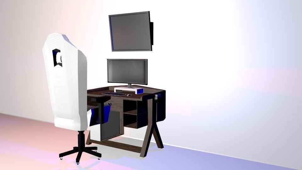 Setup Gaming 3D model_4