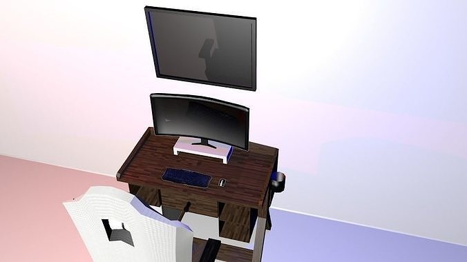Setup Gaming 3D model