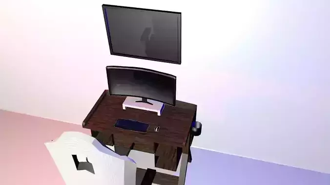 Setup Gaming 3D model