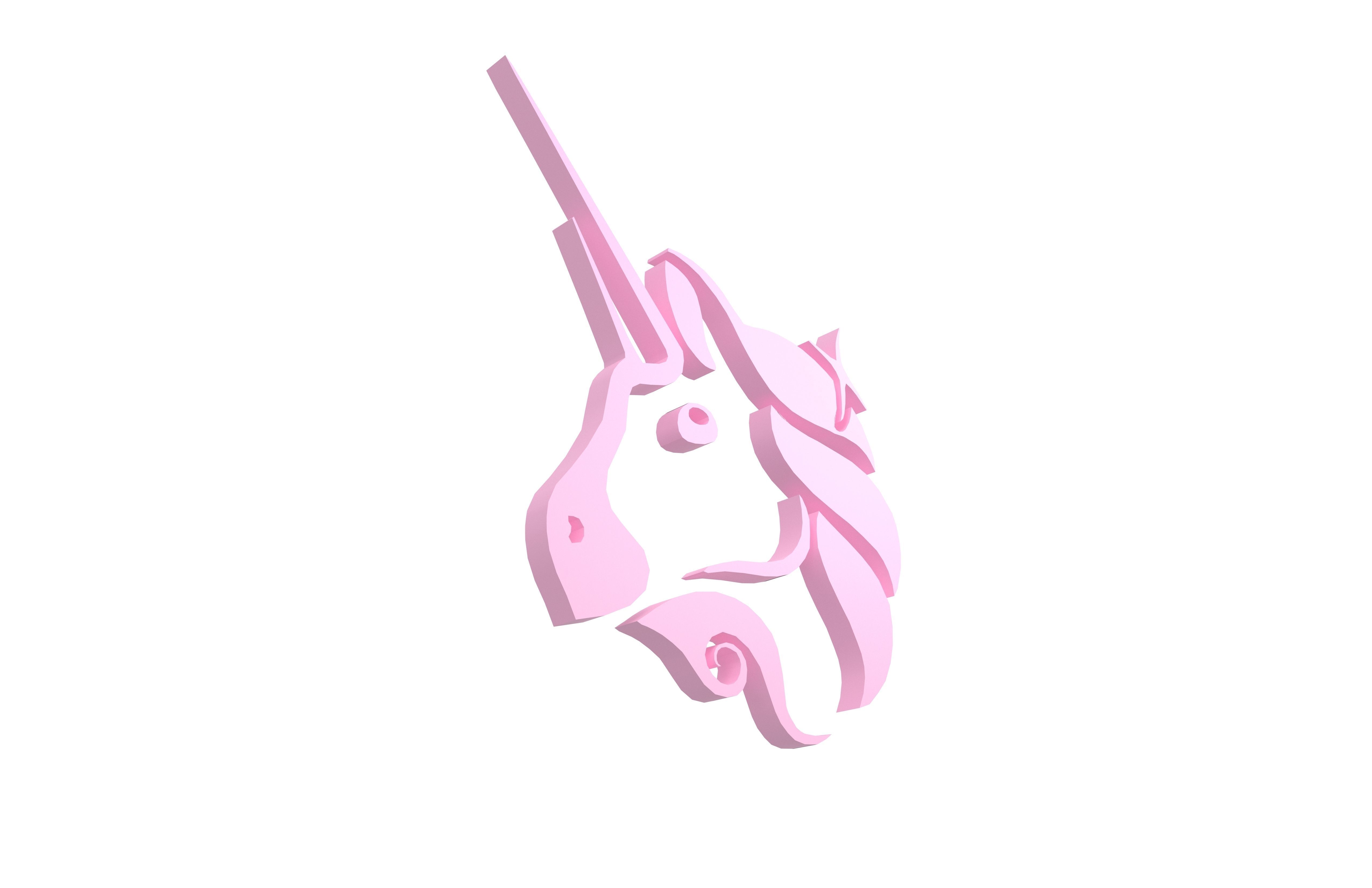 Uniswap Coin v1 002 Low-poly 3D model_2