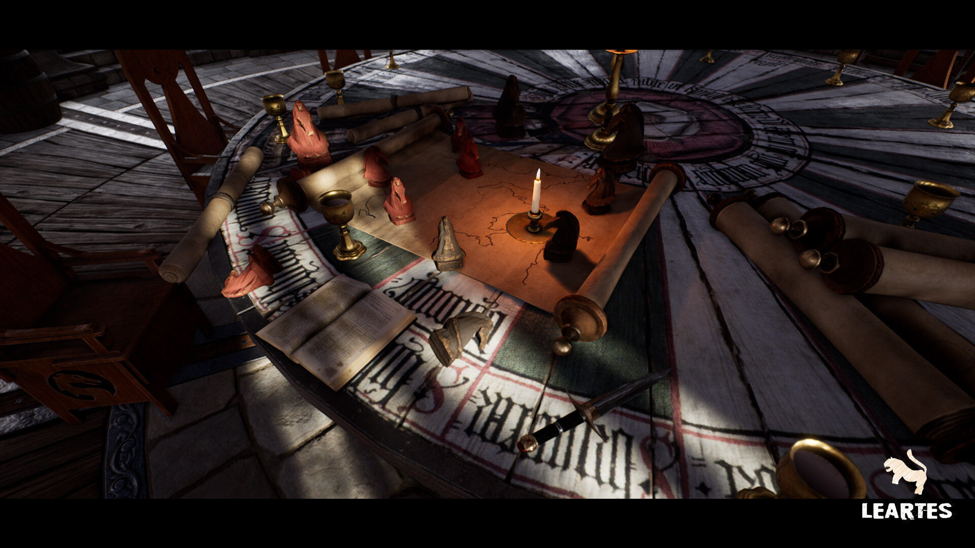 Medieval Castle Interior Low-poly 3D model_3