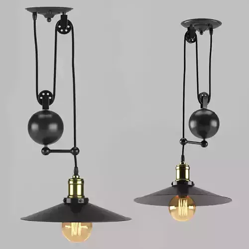 Pendant lamp Minsk from Leroy Merlin black color