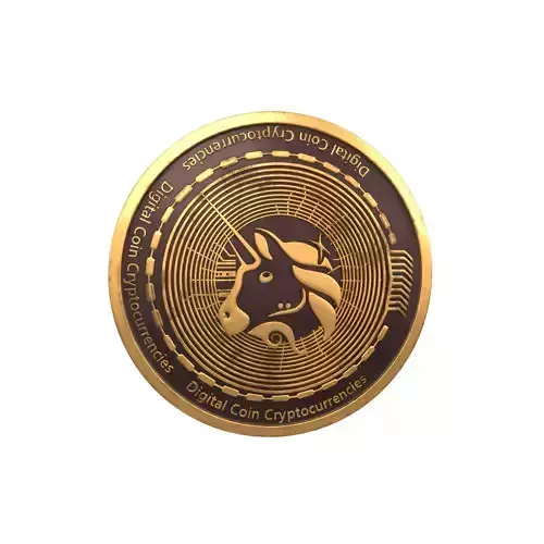 Uniswap Coin v3 002 3D model