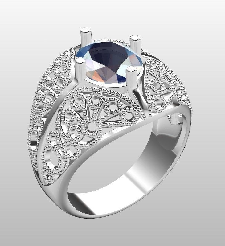 Ring pl147 3D print model_11