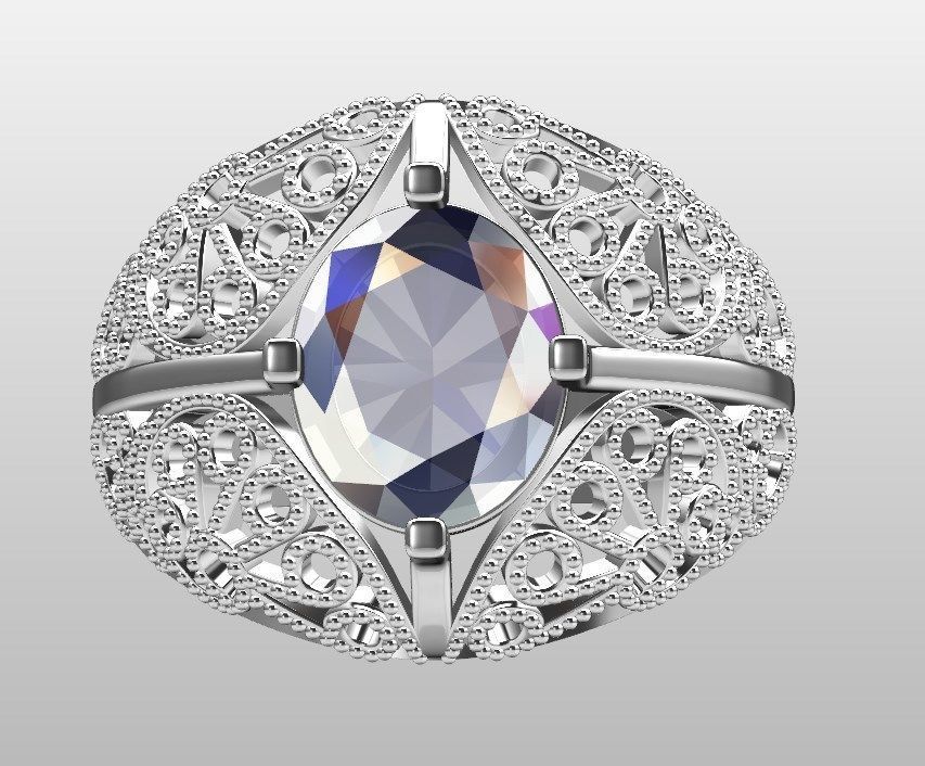 Ring pl147 3D print model_13