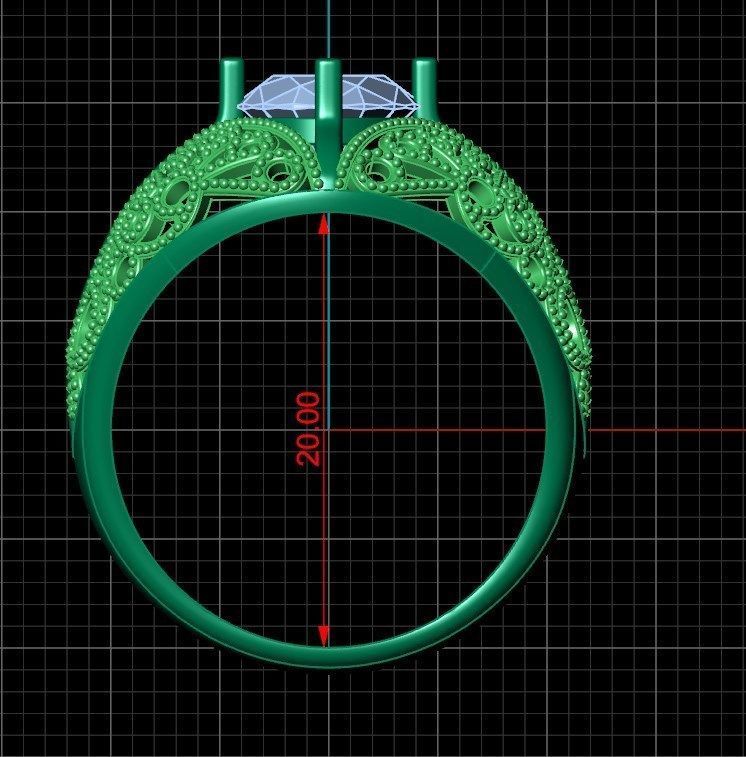 Ring pl147 3D print model_7