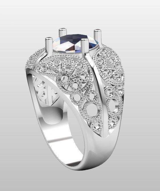 Ring pl147 3D print model_10