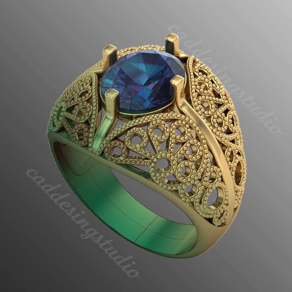 Ring pl147 3D print model_1