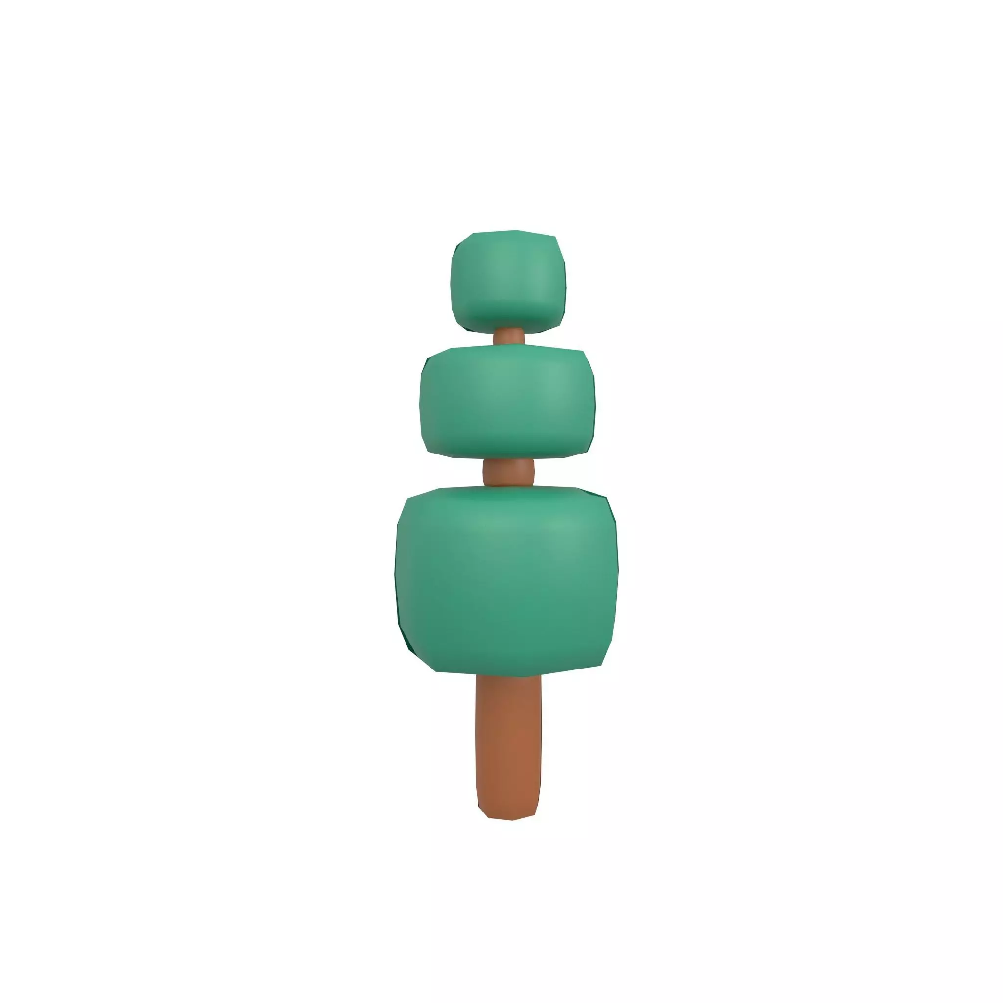 Cartoon Tree v13 003 Low-poly 3D model_0