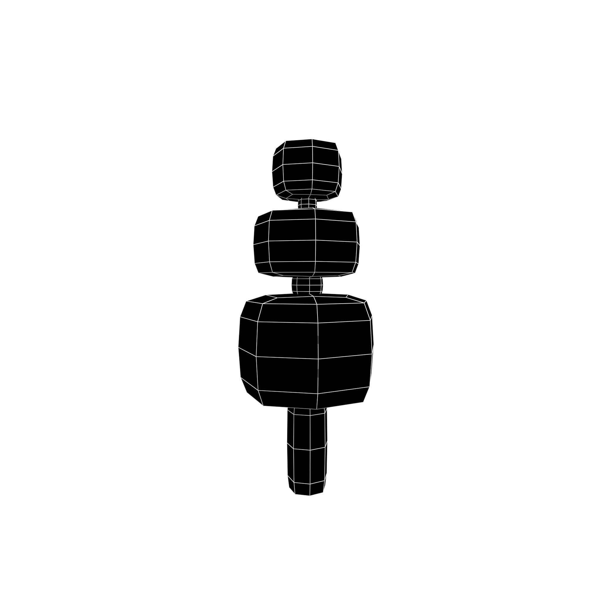 Cartoon Tree v13 004 Low-poly 3D model_4