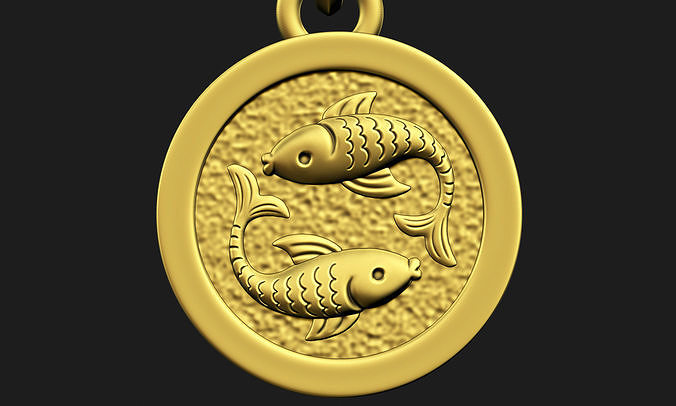 Pisces Sign 3D print model