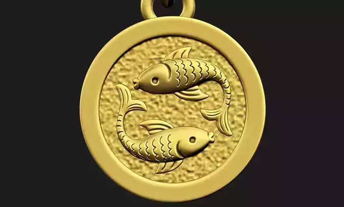 Pisces Sign 3D print model