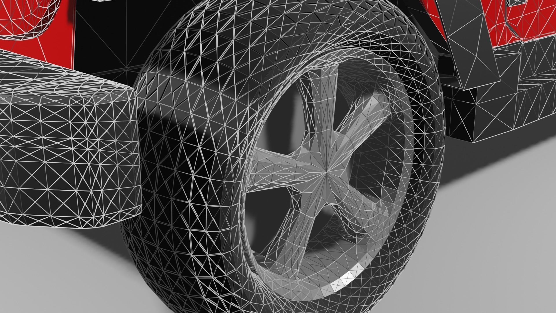 Jeep Wrangler-Red 3D model_9