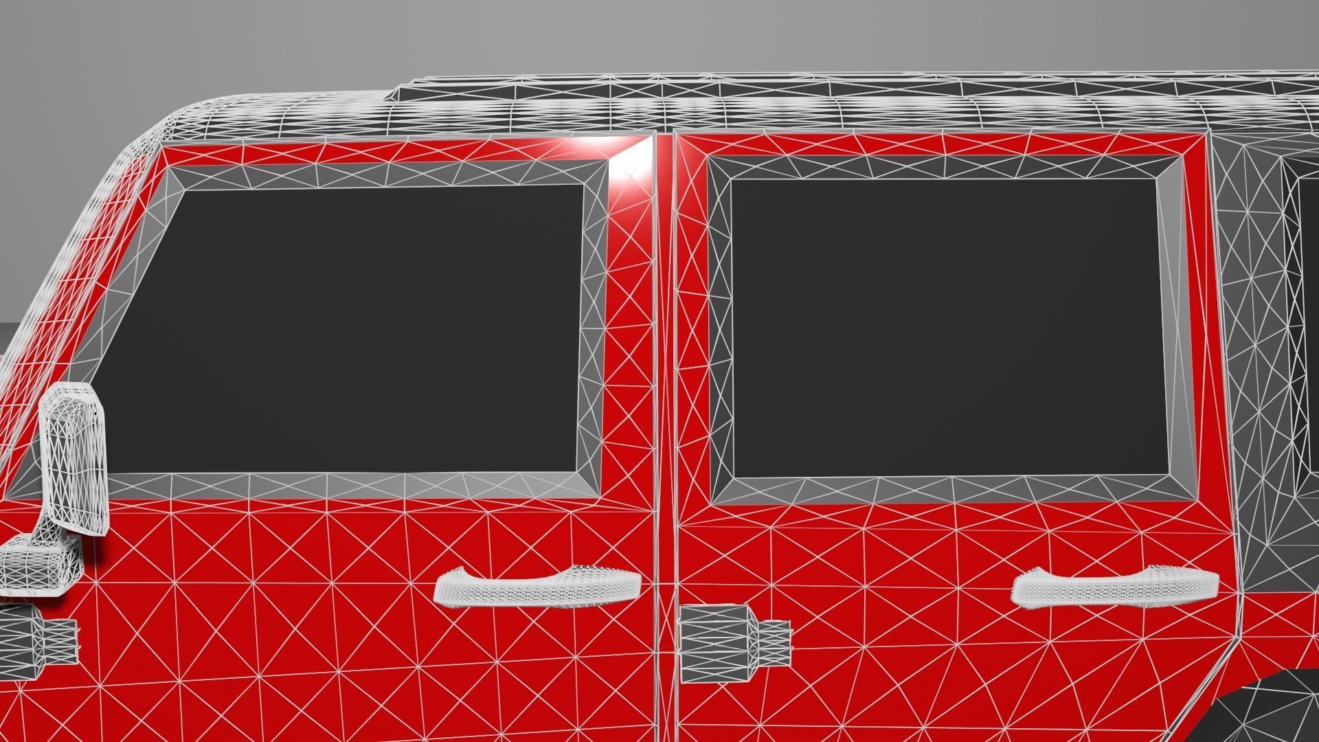 Jeep Wrangler-Red 3D model_14