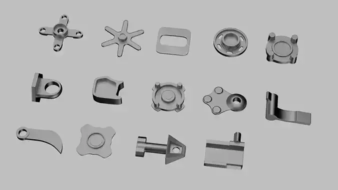 Engineering mechanical hardware parts