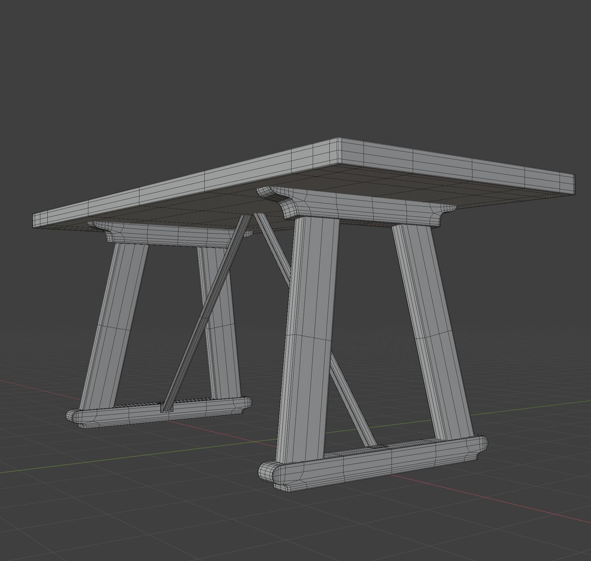 3D Alta Desk 3D model_4