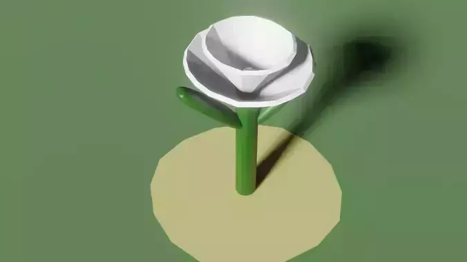 Simple Flower Free 3D model