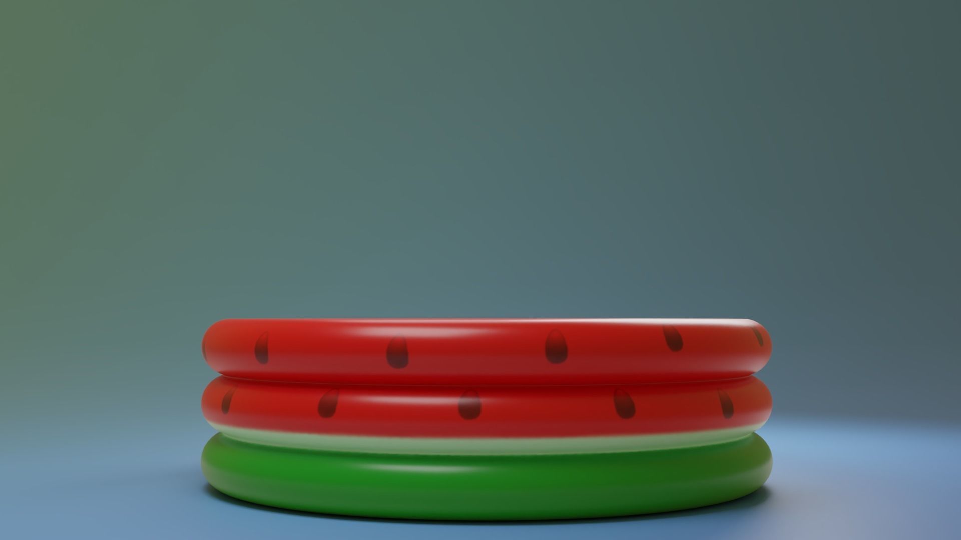 3D Model of Inflatable Watermelon 3D model_1