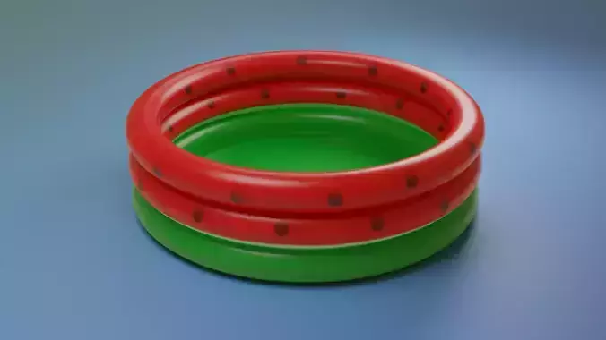 3D Model of Inflatable Watermelon 3D model