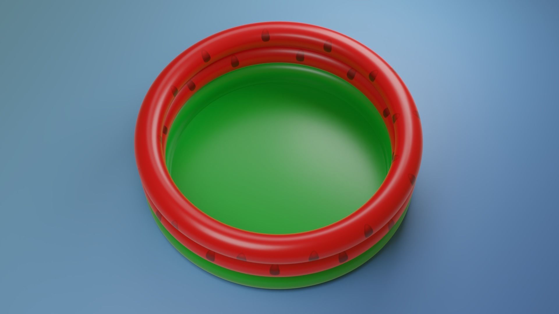 3D Model of Inflatable Watermelon 3D model_2