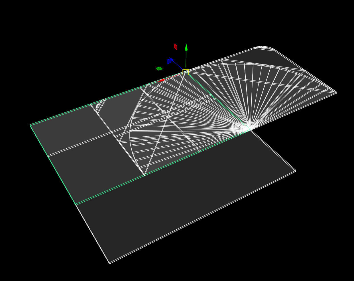 sci fi Concrete floor - modular kit - set C - Low-poly 3D model_3