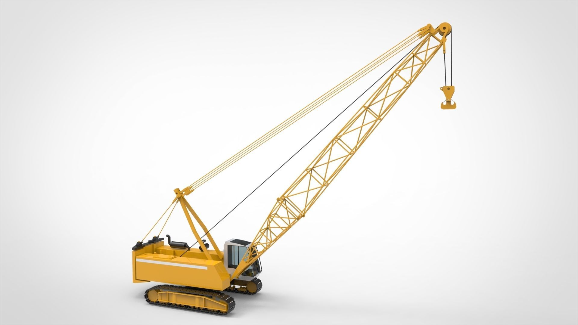 Mobile Crane 3D model_14