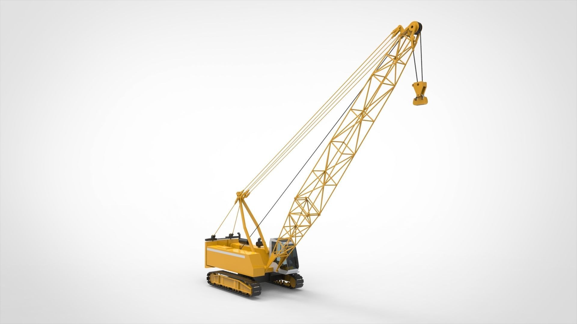 Mobile Crane 3D model_1