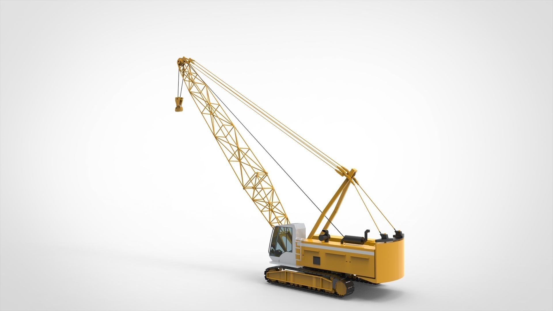 Mobile Crane 3D model_10