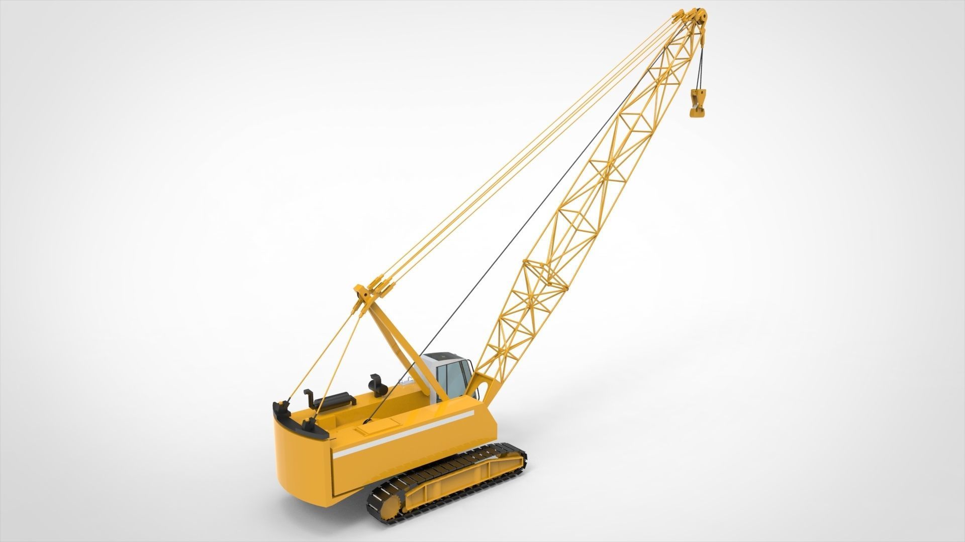 Mobile Crane 3D model_13