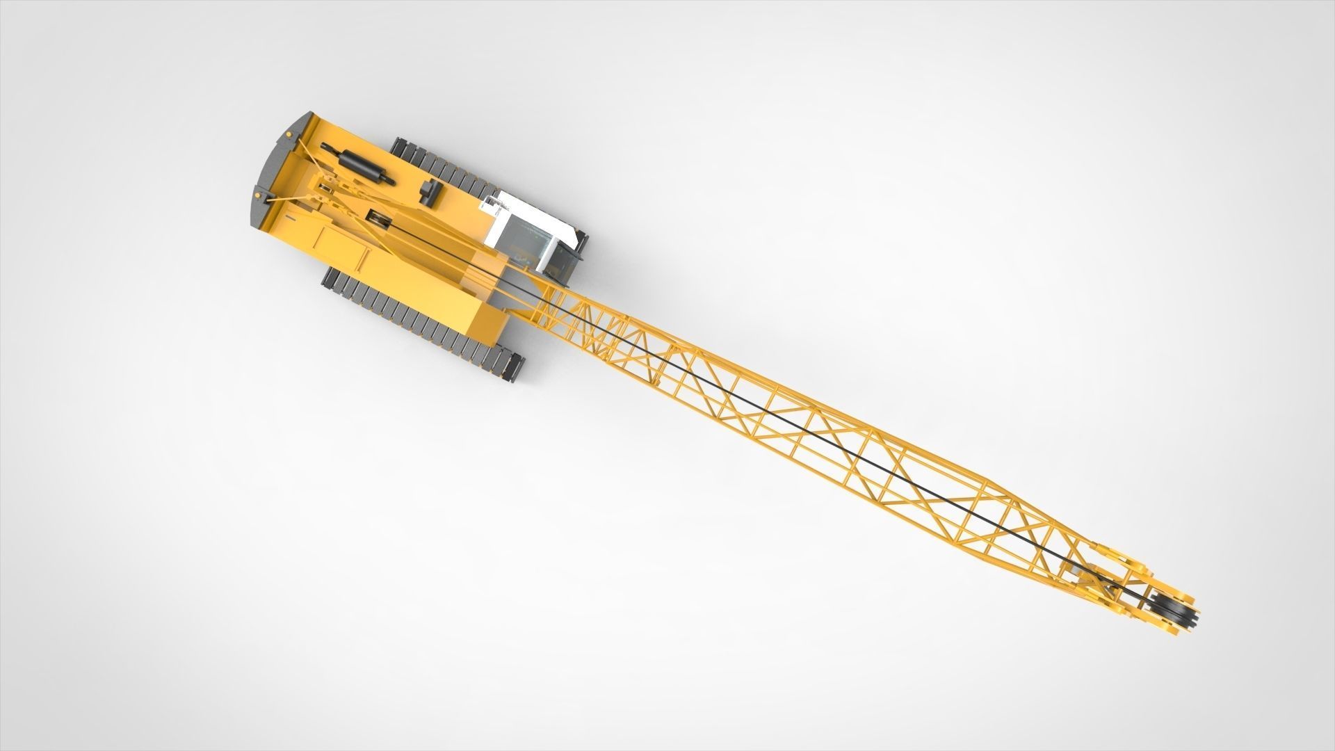 Mobile Crane 3D model_4