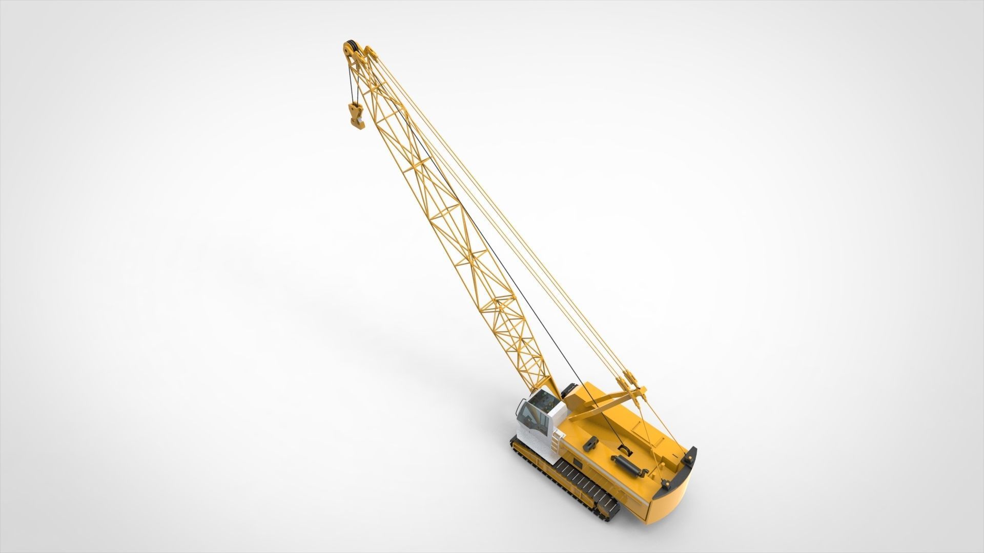 Mobile Crane 3D model_11
