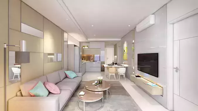 KH Apartment Livingroom