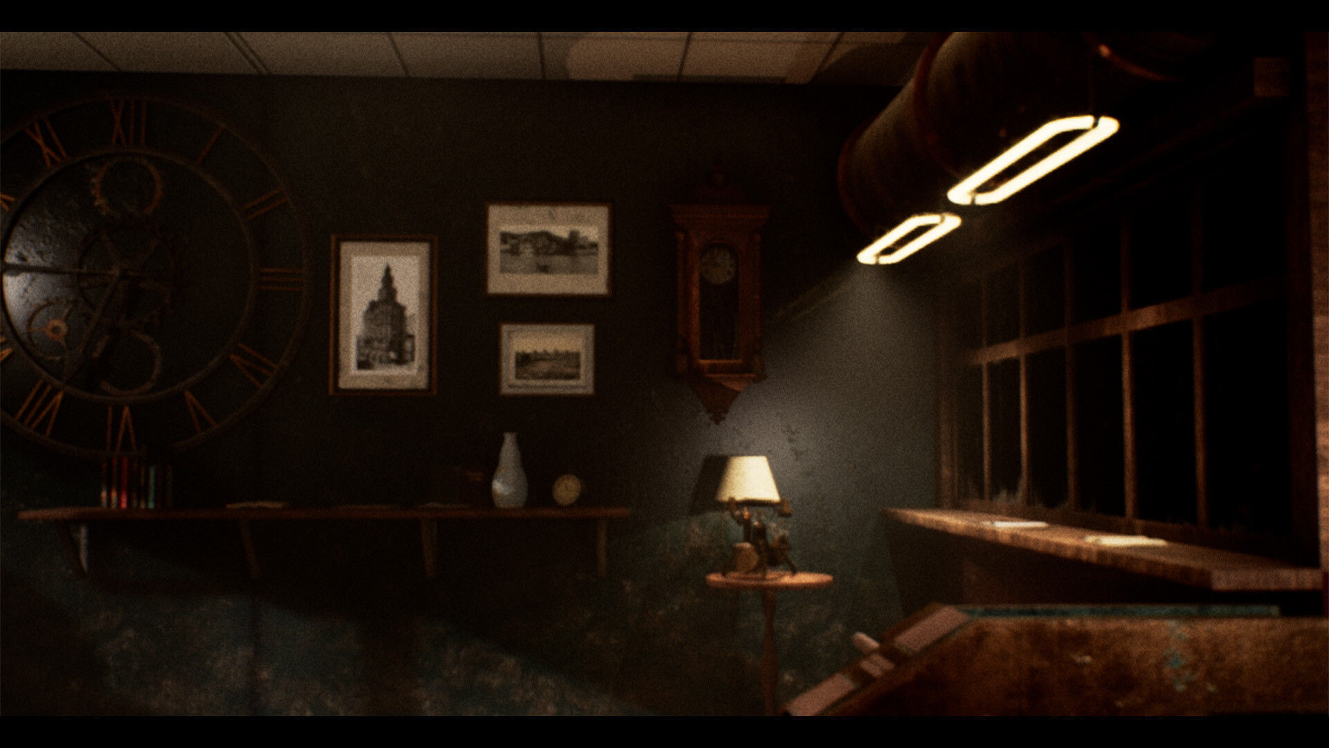 SteamPunk Victorian Metro Station Interior Low-poly 3D model_15