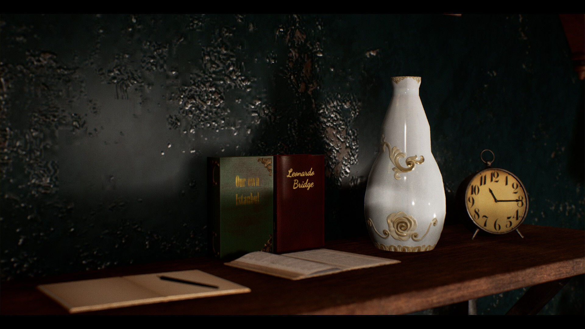 SteamPunk Victorian Metro Station Interior Low-poly 3D model_14