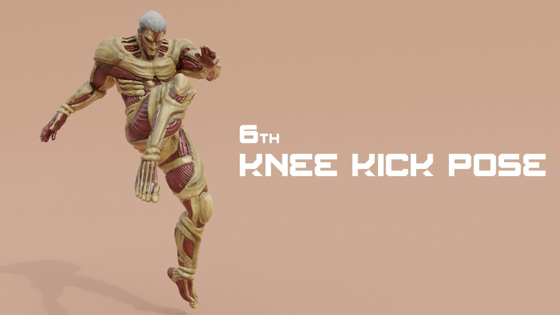 Attack on Titan - High Poly - Armored Titan Reiner Braun 3D model_23