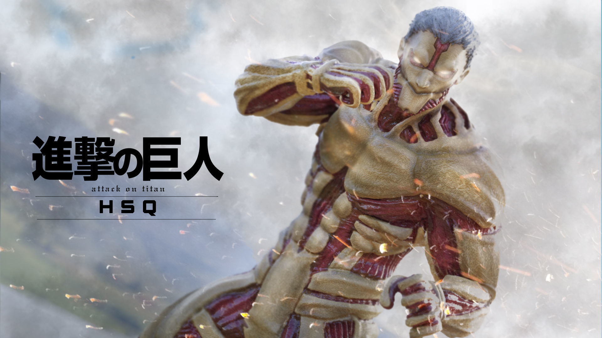 Attack on Titan - High Poly - Armored Titan Reiner Braun 3D model_28